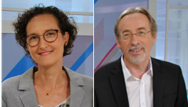 Géraldine Dreyer et Dominique Duforest, animateurs Dimanche en politique
