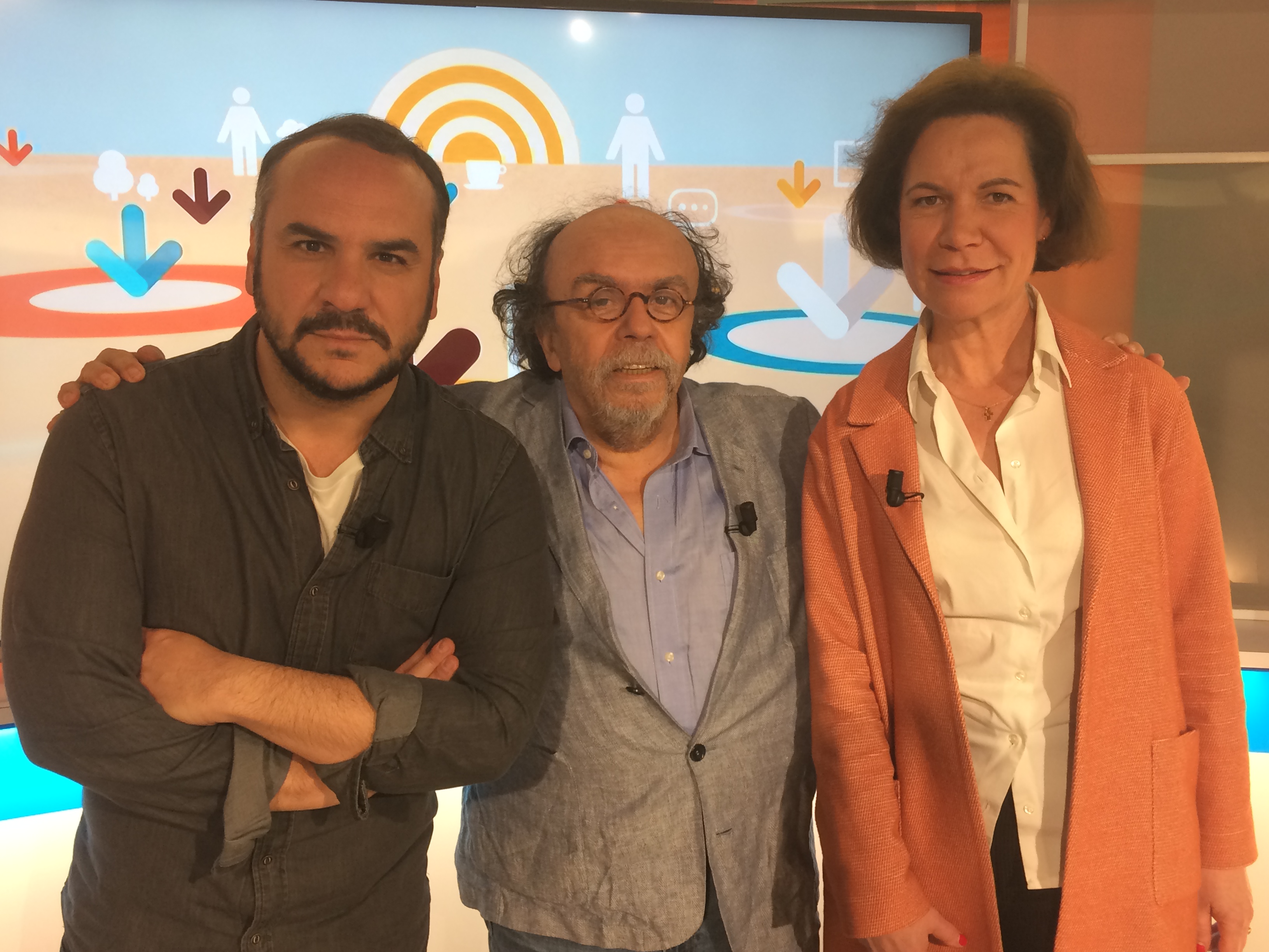 Jean-Michel Ribes, Geneviève Dichamp et François-Xavier Demaison
