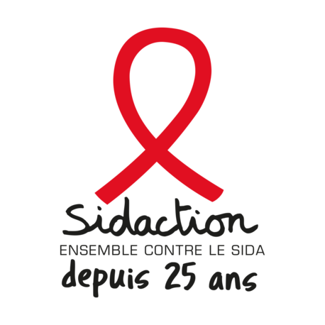 Logo Sidaction 25 ans