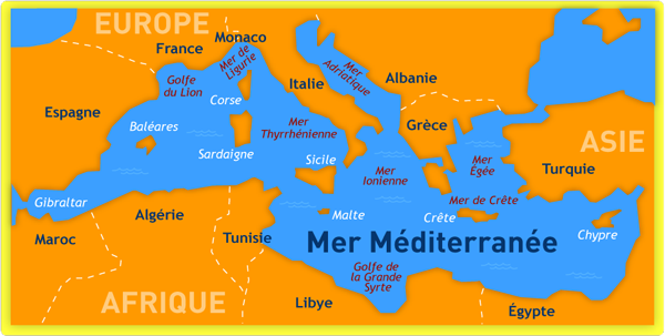 Les îles de Méditerranée