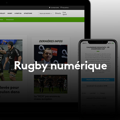 Offre numérique rugby