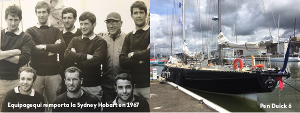 Gagnants de la Sydney Hobart en 67 et le Pen Duick 6