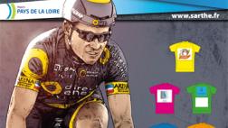 Affiche Circuit cycliste Sarthe-Pays de la Loire