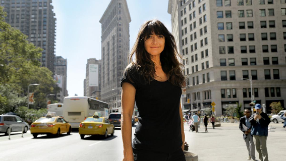 Sandrine Statuto dans les rues de New-York