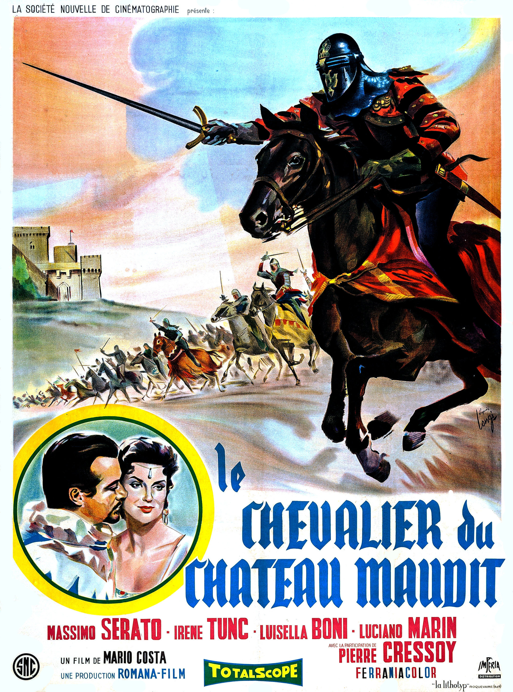 Affiche du film "Le chevalier du château maudit"