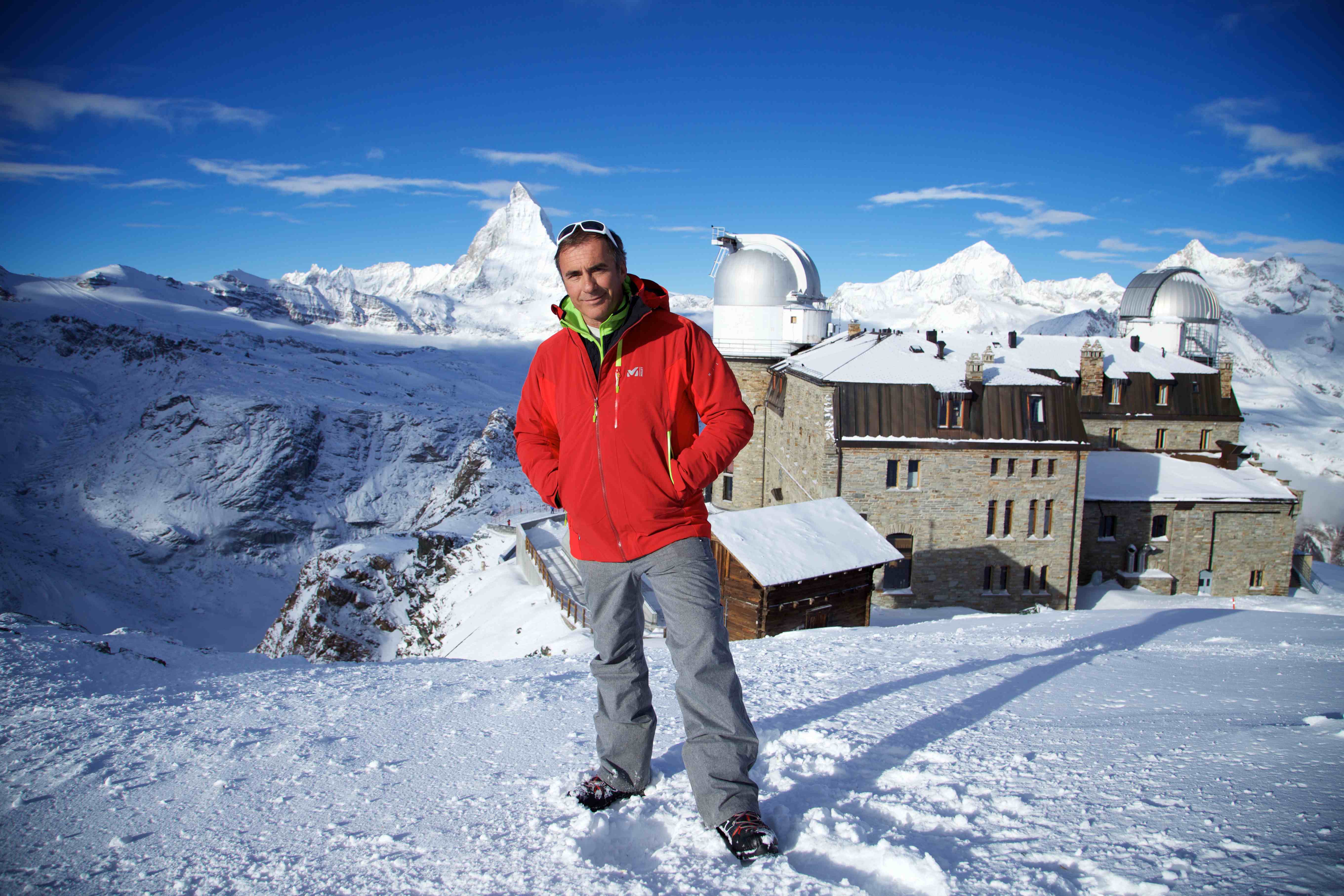 Laurent Guillaume devant le Cervin