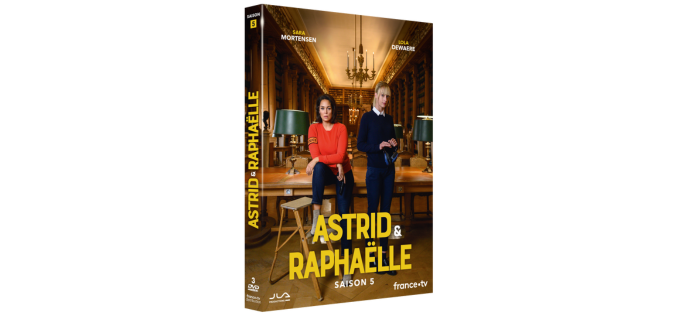 Maquette du coffret DVD de la saison 5 d'Astrid & Raphaëlle