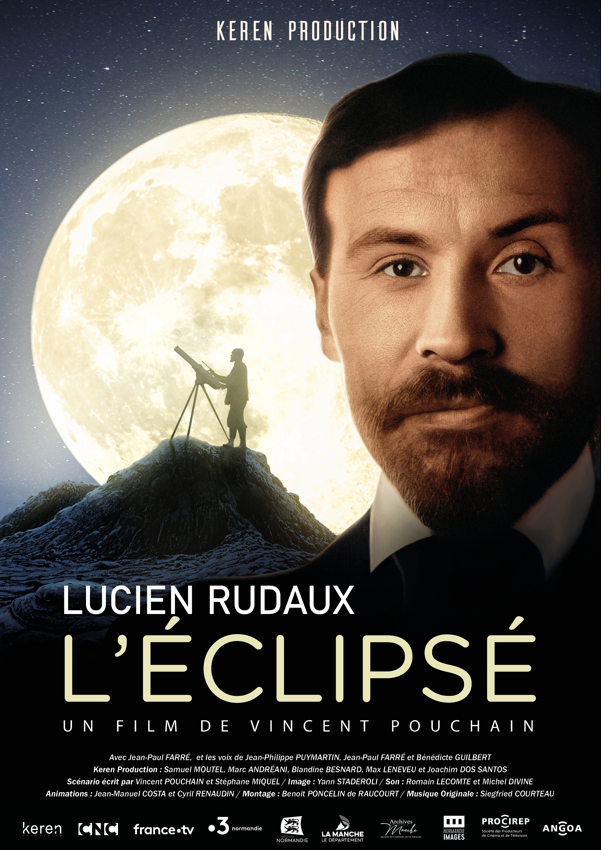 Affiche Lucien Rudaux, l'éclipsé - © Keren Production
