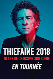 Affiche tournée 2018 Hubert-Félix Thiéfaine