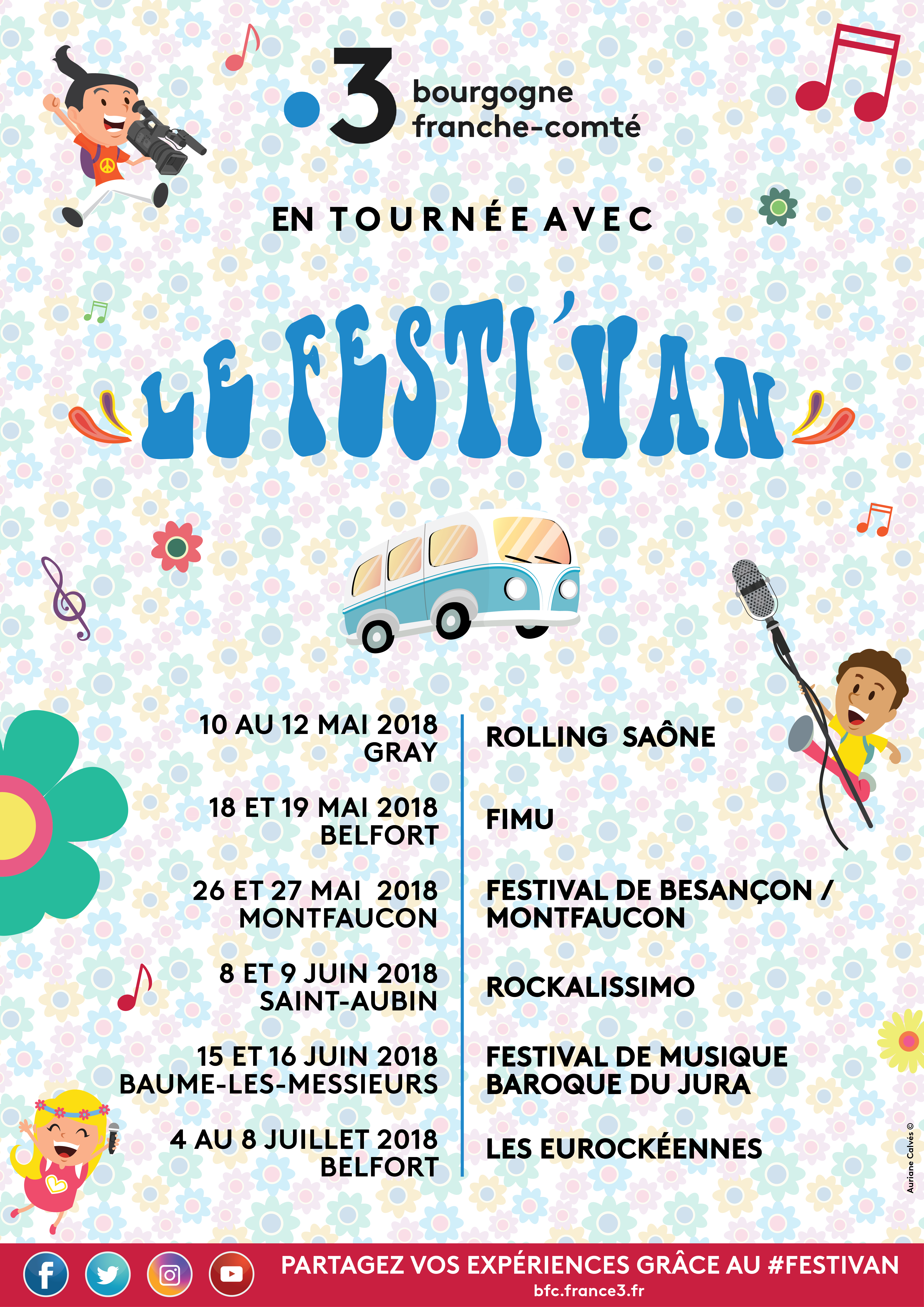 dates de la tournée festivan