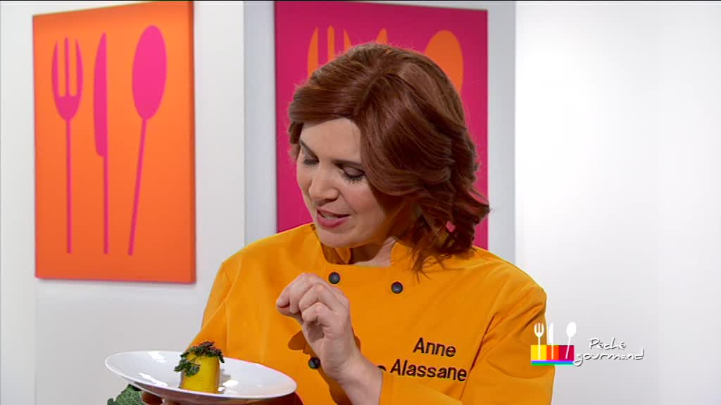 Anna Alassane et son assiette de Pommes de terre fondantes au safran