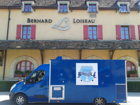 Le Food Truck à Saulieu devant le Relais Bernard Loiseau