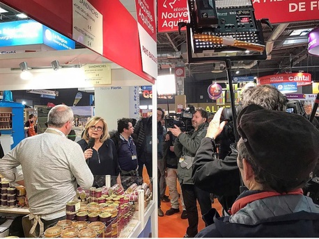 Catherine Matausch en direct du salon de l'agriculture