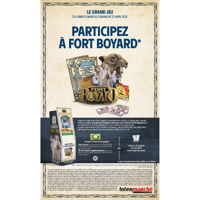 Fort Boyard x Intermarché