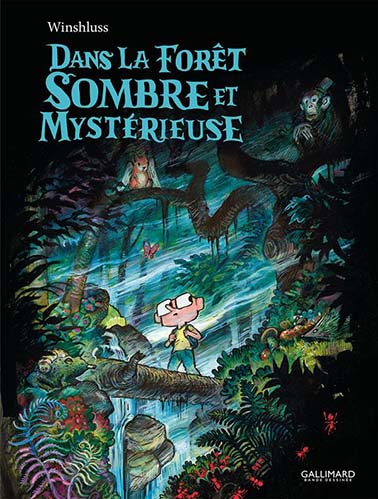 Dans la fôret sombre et mystérieuse - couverture