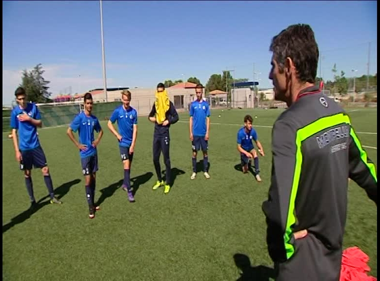 jeunes à l'entrainement foot montpellier