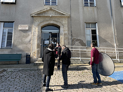 Tournage à l'hôpital d'Avallon © François Weckerlé