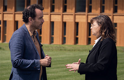 Jérémy Chevreuil avec Dominique Veyrac