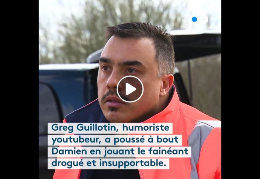  un chauffeur-livreur, héros d'une caméra cachée