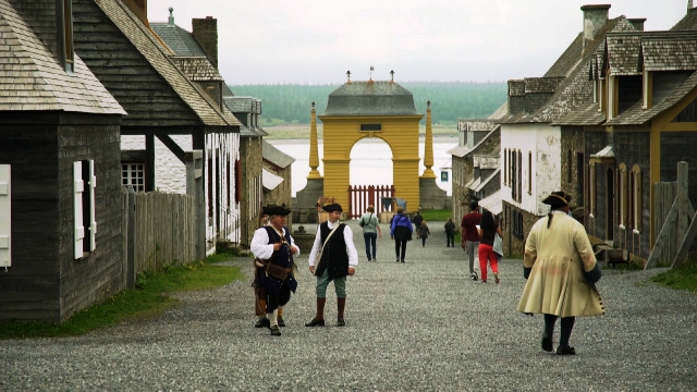Reconstitution à la forteresse de Louisbourg / FPR