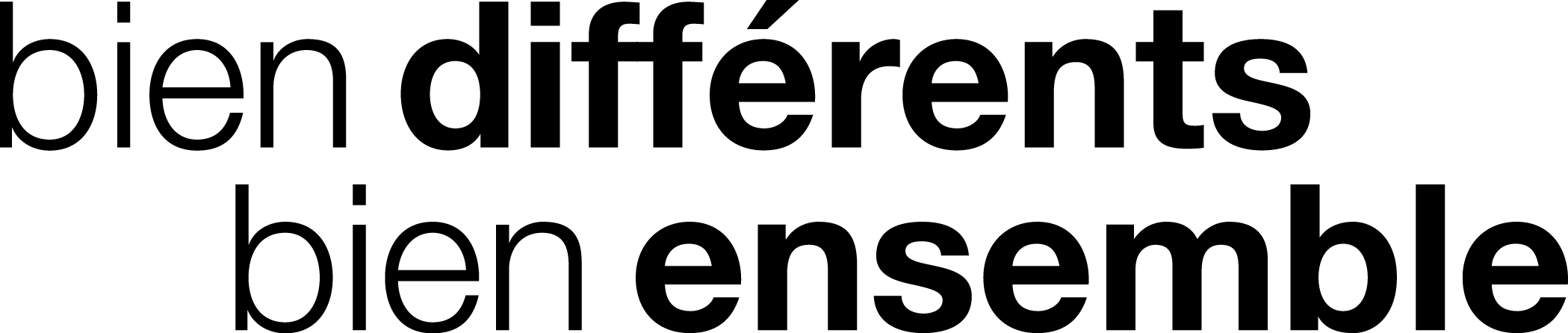 Logo Bien différents bien ensemble