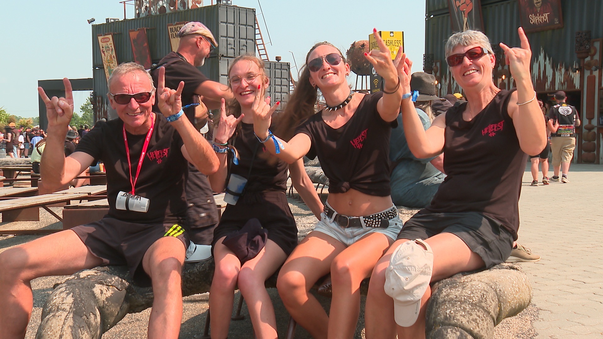 Famille PAMM au Hellfest 