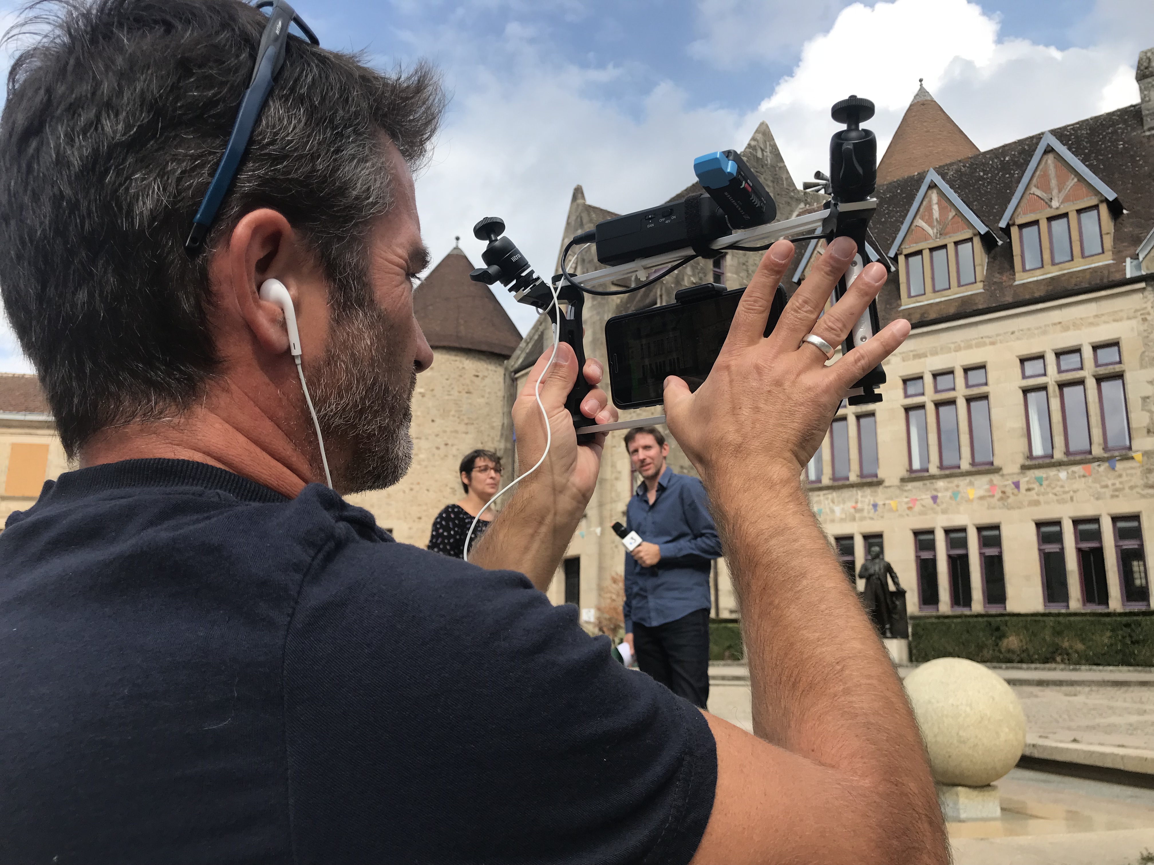 Tournage à Bourganeuf