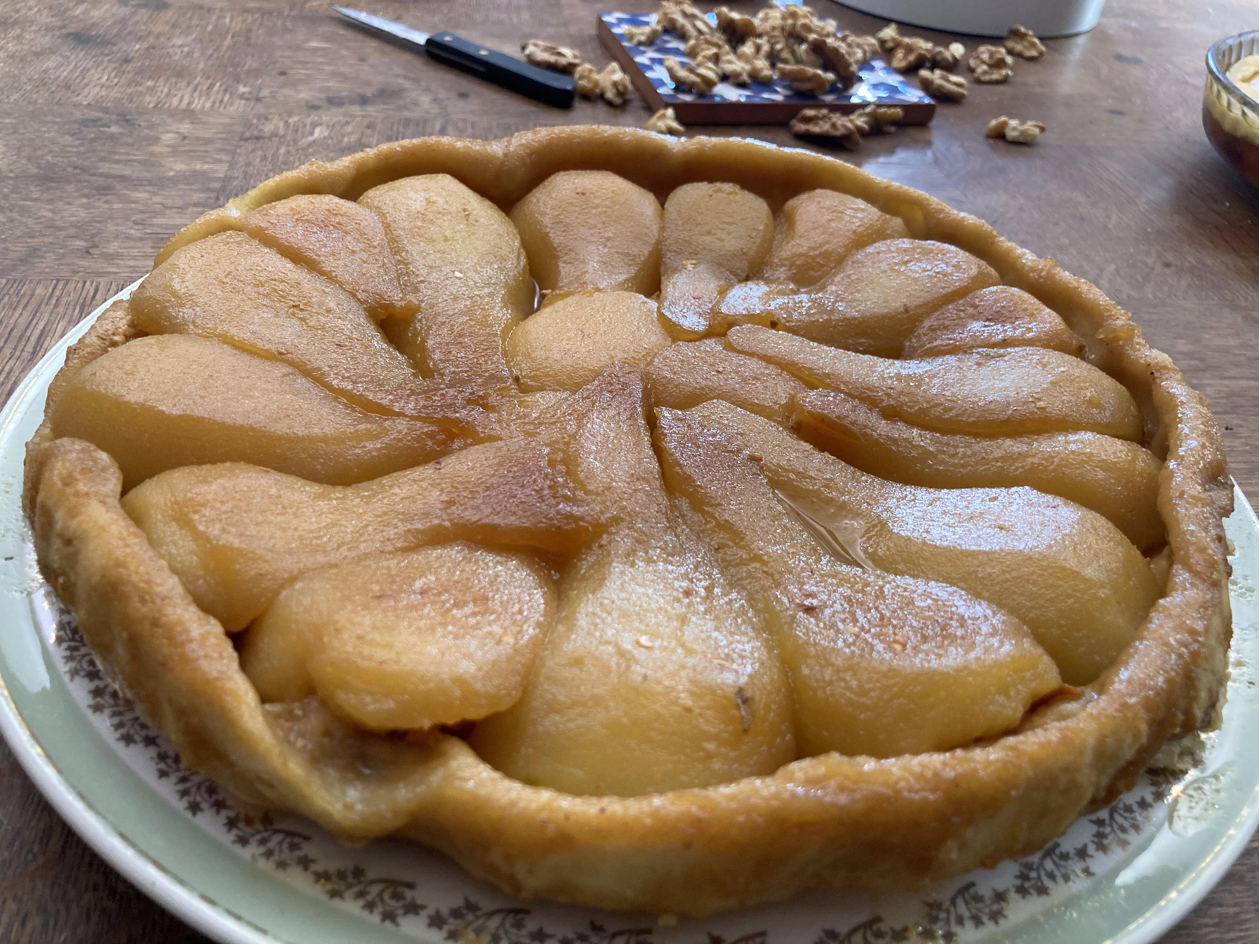 Tatin chèvre et poires 