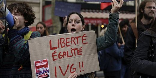MANIFESTATION POUR L'IVG (c) IAN LANGSDON-AFP
