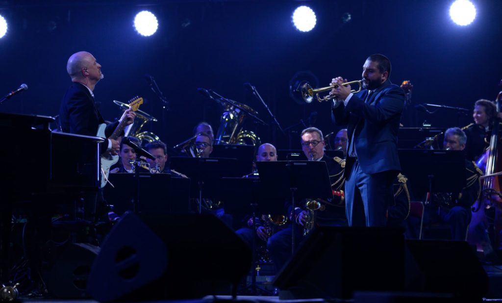 Ibrahim Maalouf à l'AccorHotels Arena © Fabrice Bourdeau