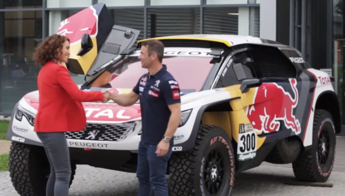 In situ - Sébastien Loeb et Marie Sophie Lacarrau © France 3