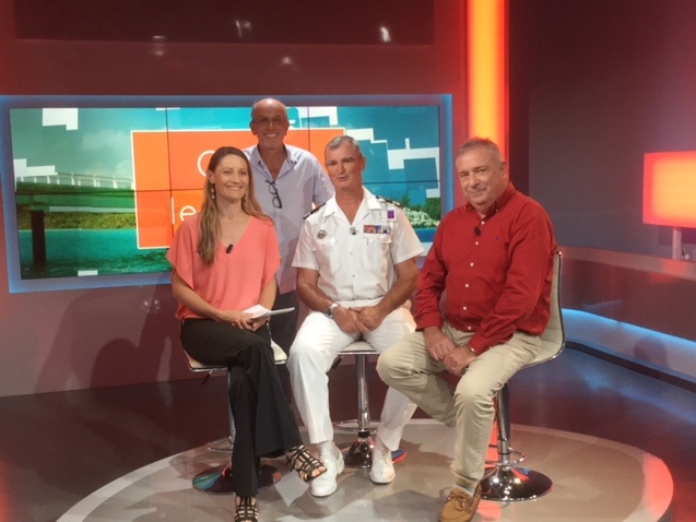 Patrick Durand-Gaillard, Anne-Claire Lévêque, Le commandant de la zone maritime et capitaine de vaisseau Jean-Louis Fournier, Frédéric Dhie, réalisateur