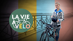 La vie à vélo Marion Roiusse / logo émission