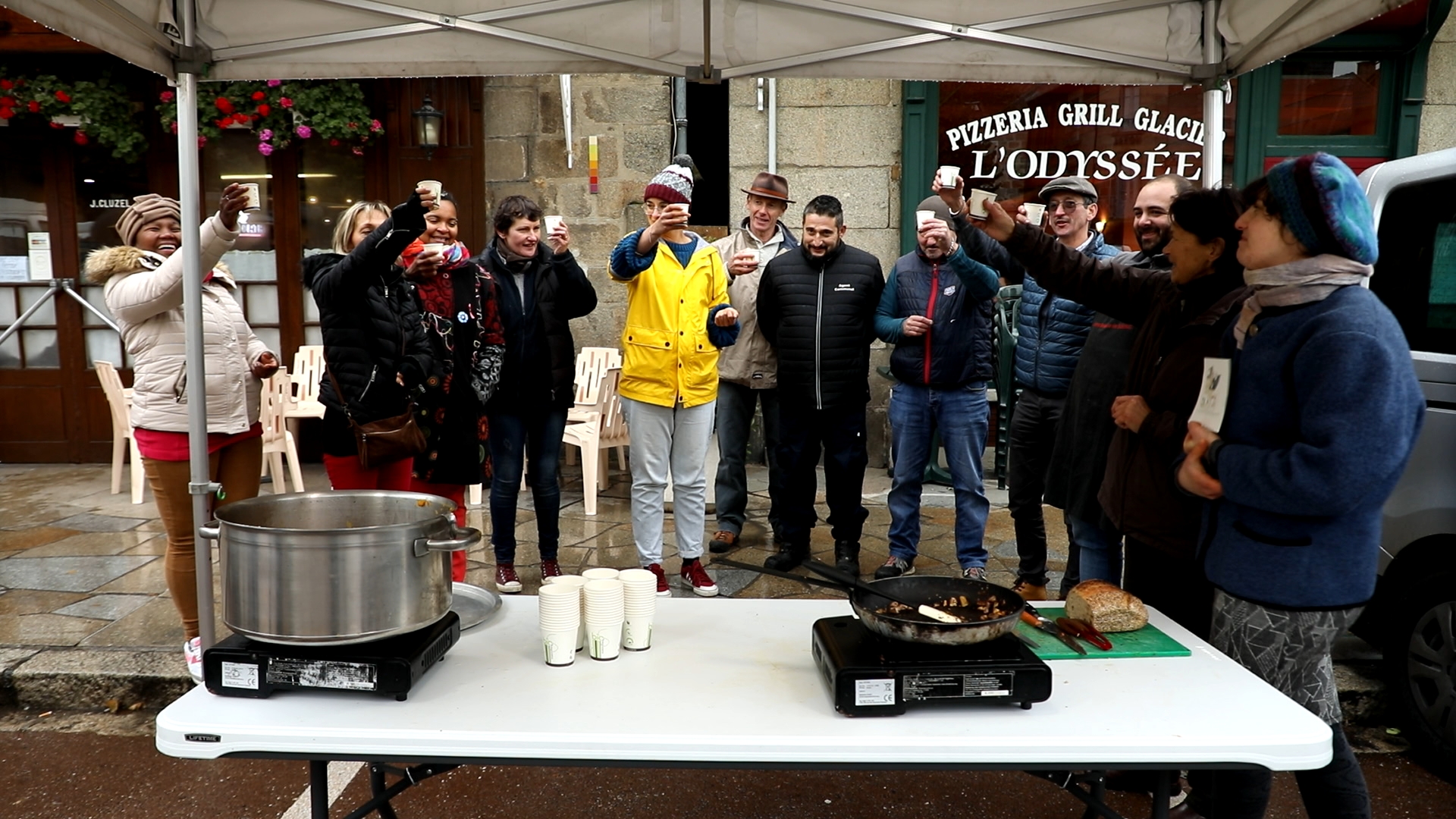 Dégustation de la soupe 