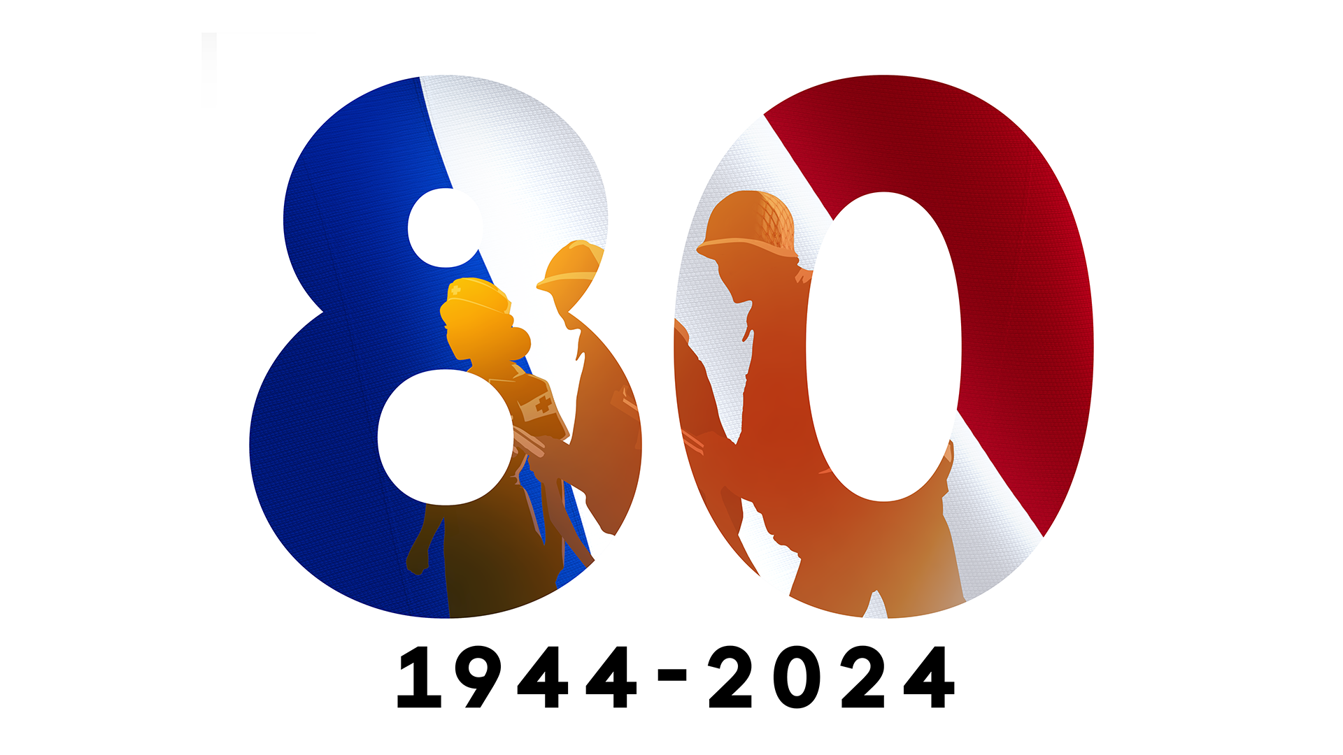 Logo 80ème anniversaire du D-Day