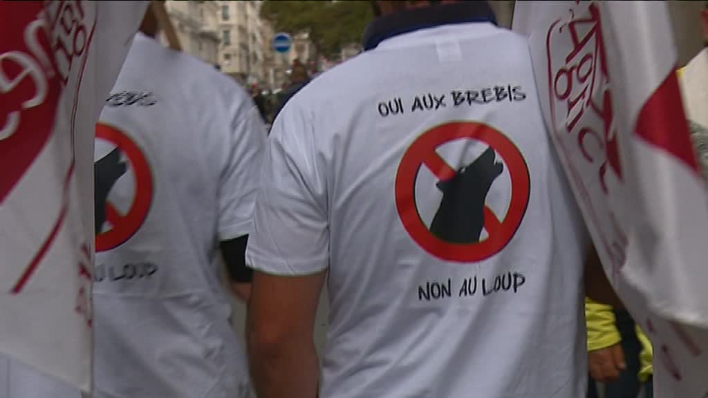 manif contre le loup - lyon mars 2018