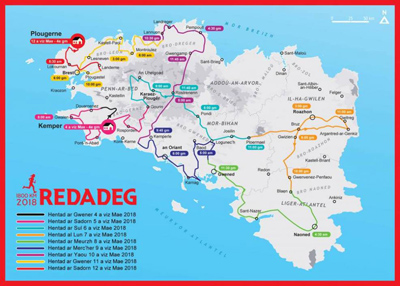 Parcours Redadeg 2018