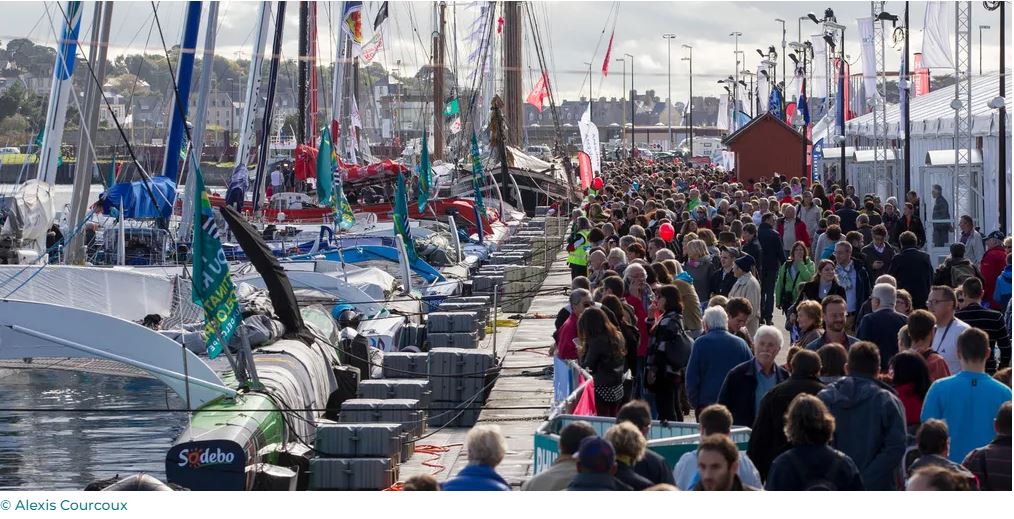 Route du Rhum _ Foule sur les quais Saint-Malo © Alexis Courcoux