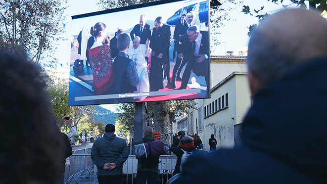 L'inoubliable venue du pape François sur l'île