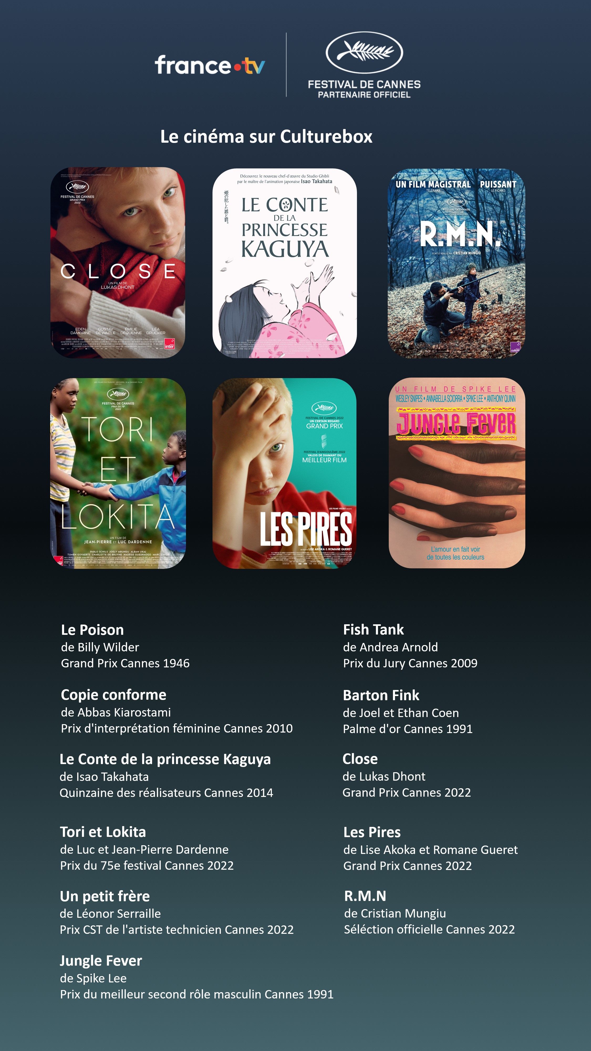 Le cinéma sur Culturebox
