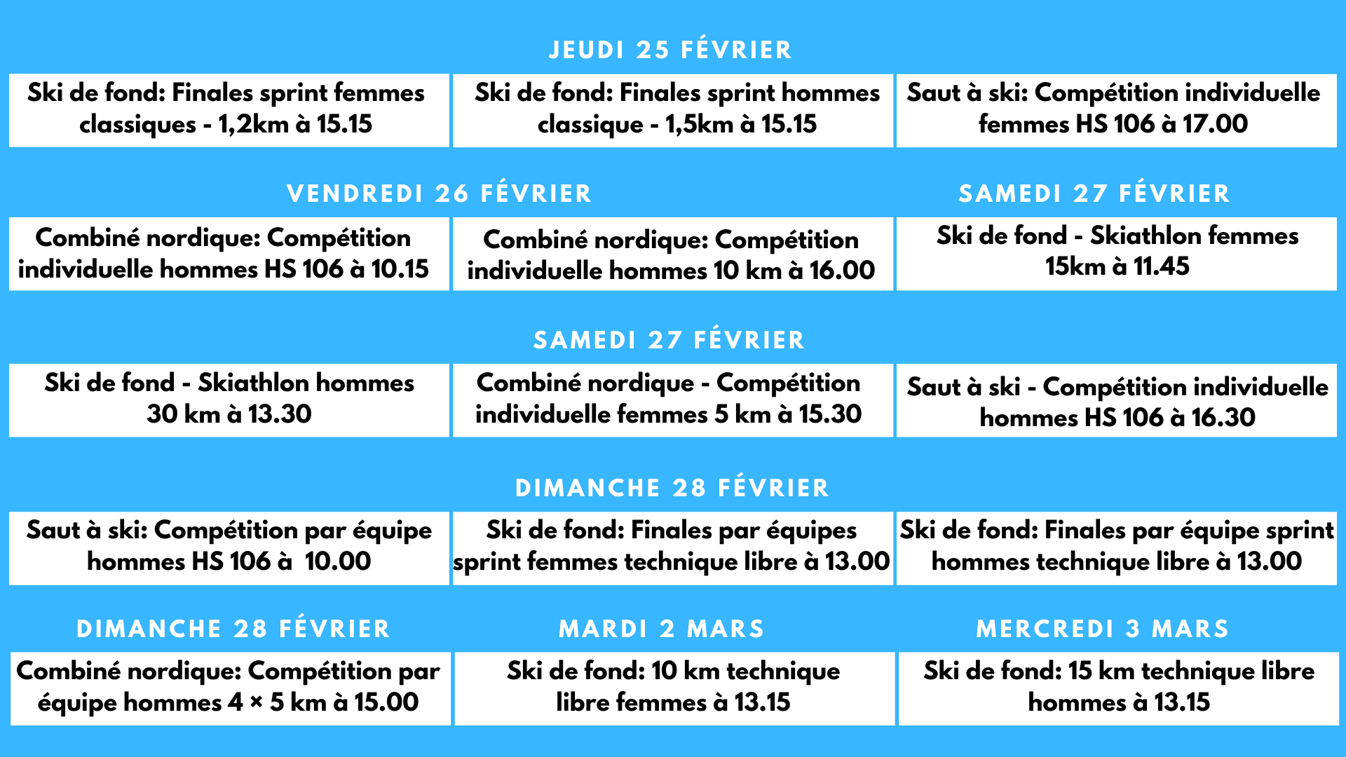 calendrier