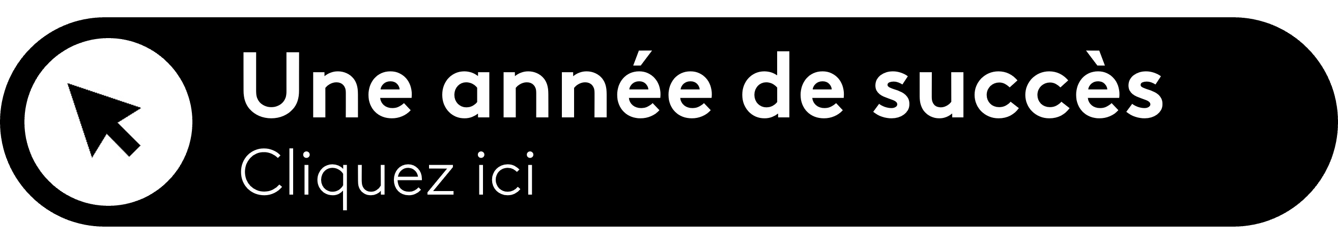 Une année de succès
