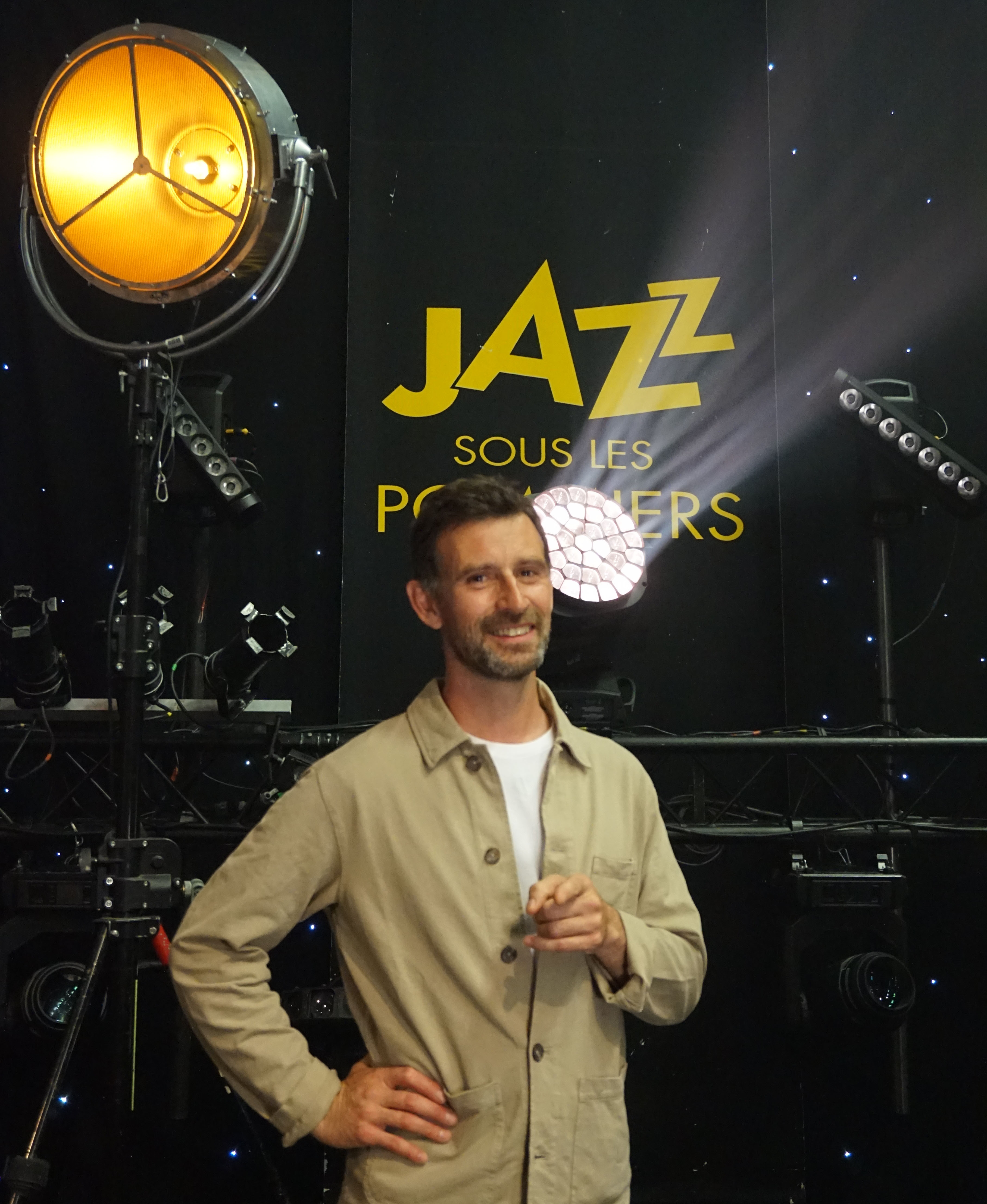 Vincent Chatelain dans les coulisses du festival Jazz sous les pommiers