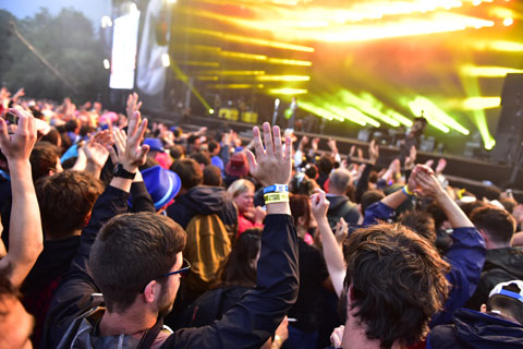 Festivaliers aux Eurocks