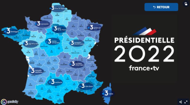 Carte de la présidentielle