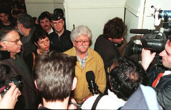 Michel Slitinsky, le jour du verdict, 2 avril 1998