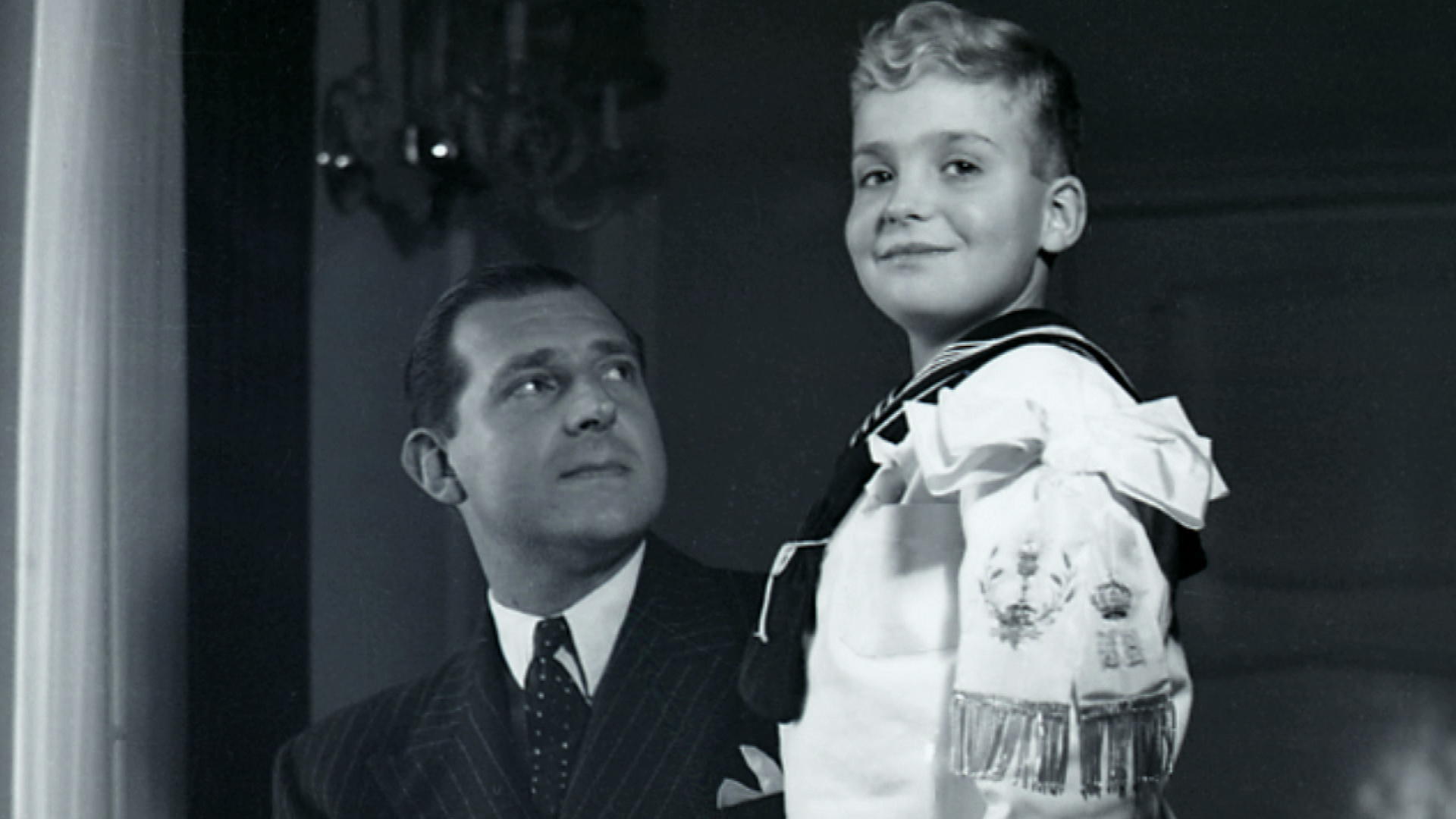 Juan Carlos et son père, Juan de Bourbon / Archivo General de Palacio. Patrimonio Nacional