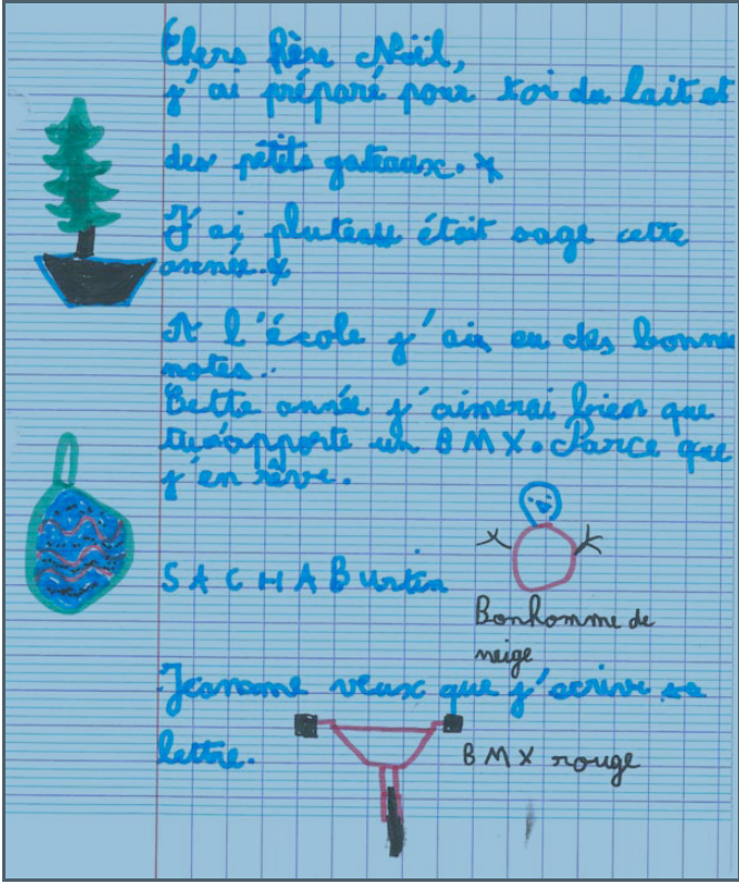 lettre au Père Noël