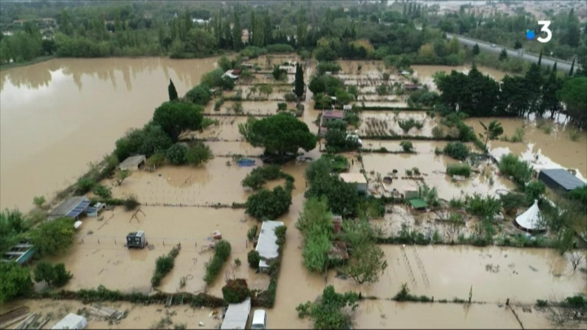 inondations dans l'Aude