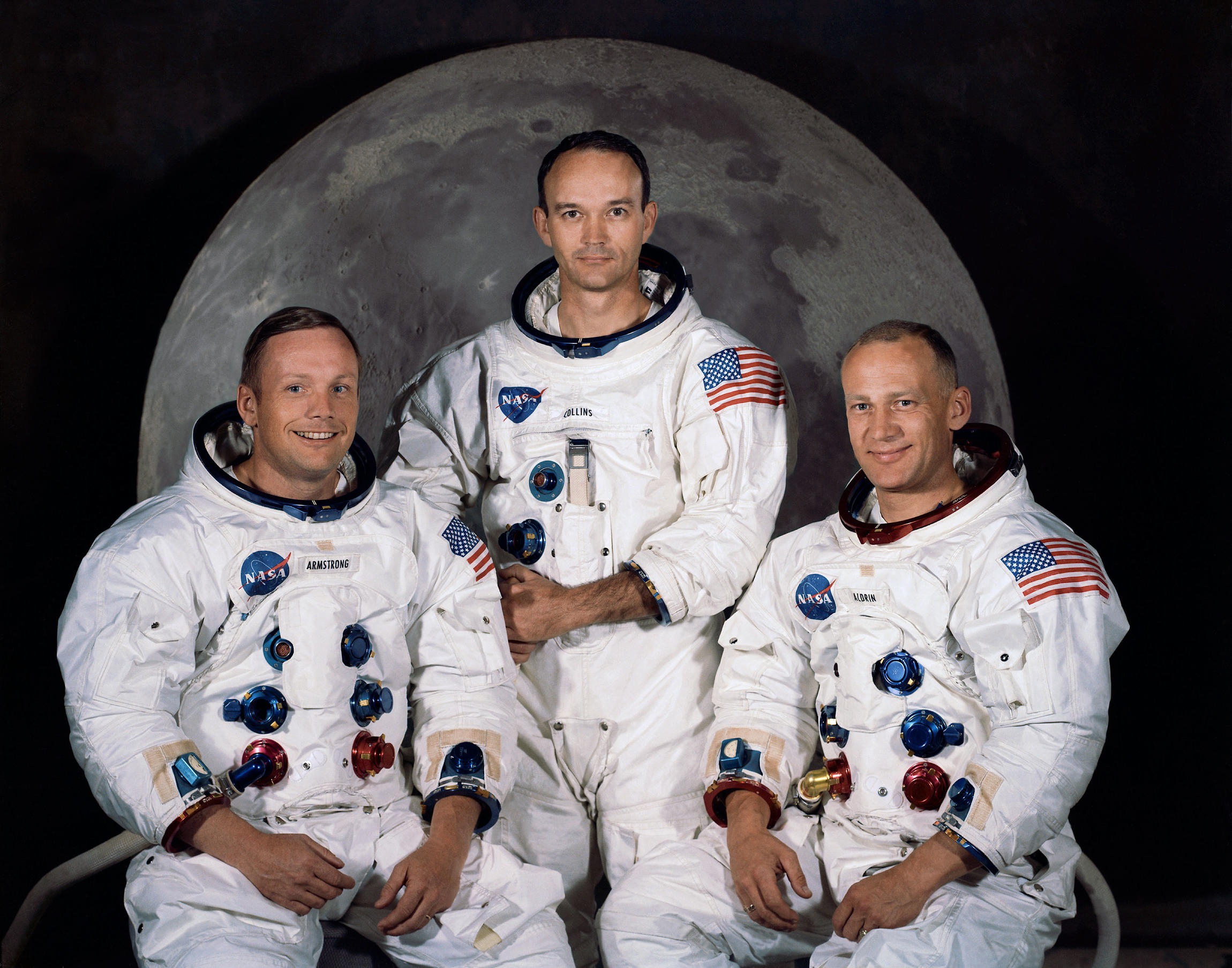Neil A. Armstrong, Michael Collins, Edwin E. Aldrin Jr / © Nasa